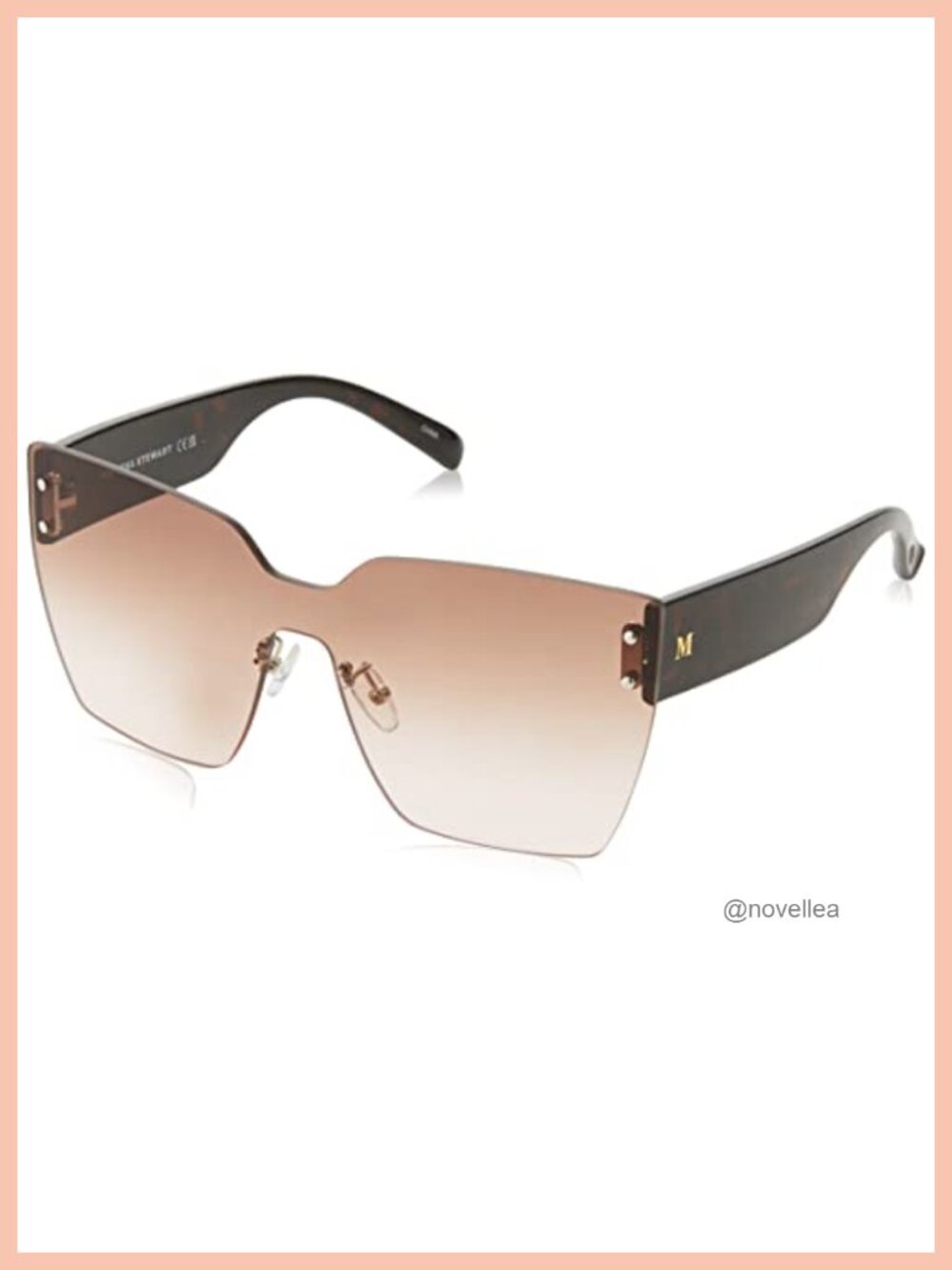 Oversized Square Cat Eye Shield Sunglasses for Women UV400 Protection